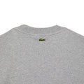 Grey - Back - Lacoste Mens Organic Loose T-Shirt