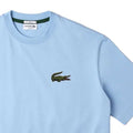 Light Blue - Side - Lacoste Mens Organic Loose T-Shirt