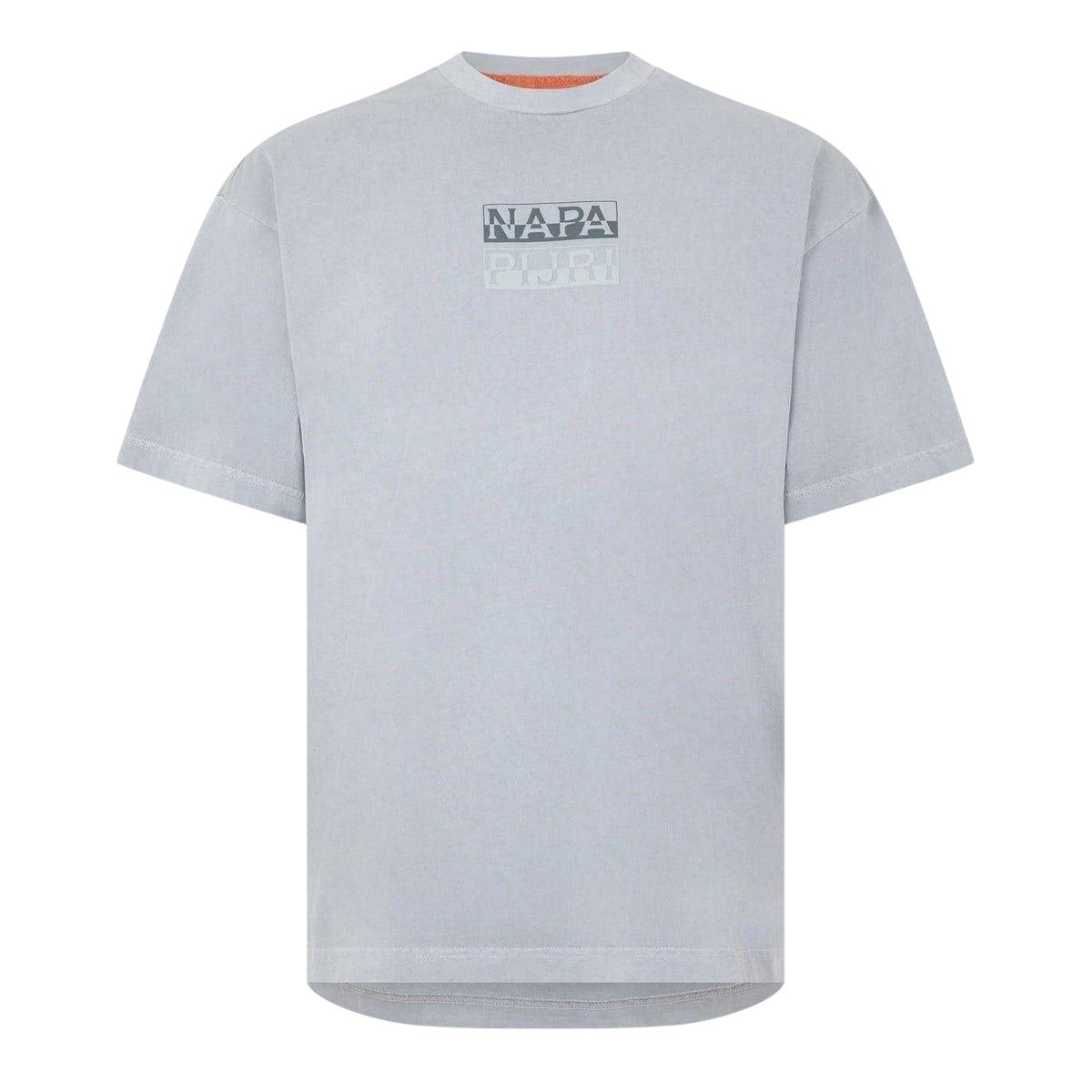 Ultimate Grey - Front - Napapijri Mens Cotton T-Shirt