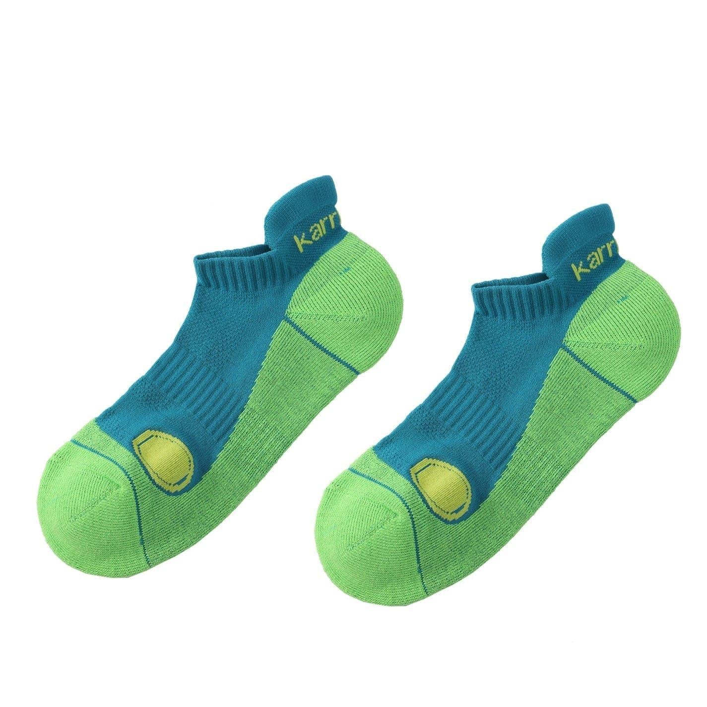 Blue-Grey - Front - Karrimor Mens Trainer Socks (Pack of 2)