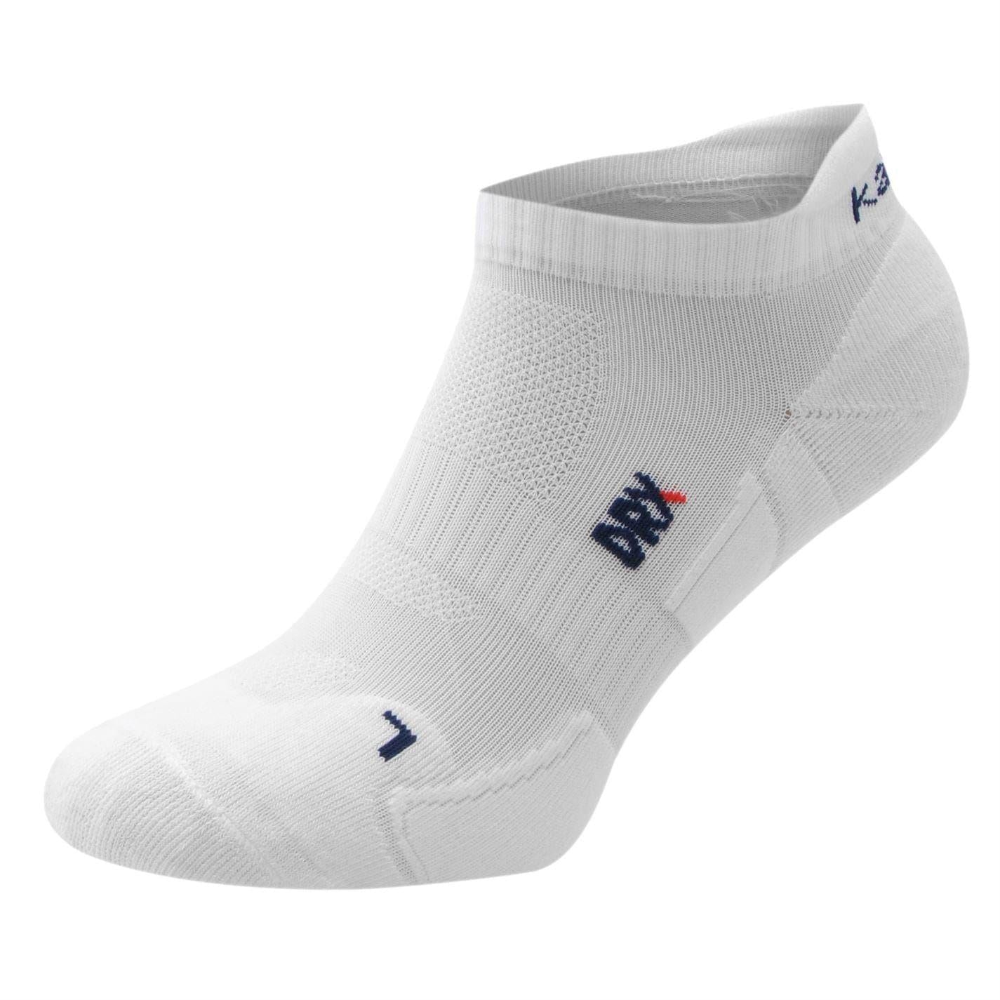 White - Side - Karrimor Mens Trainer Socks (Pack of 2)