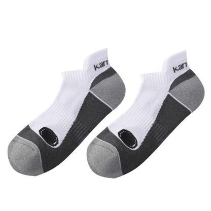 White-Grey-White - Front - Karrimor Mens Trainer Socks (Pack of 2)