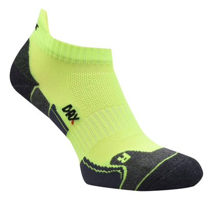 Fluorescent Yellow - Back - Karrimor Mens Trainer Socks (Pack of 2)
