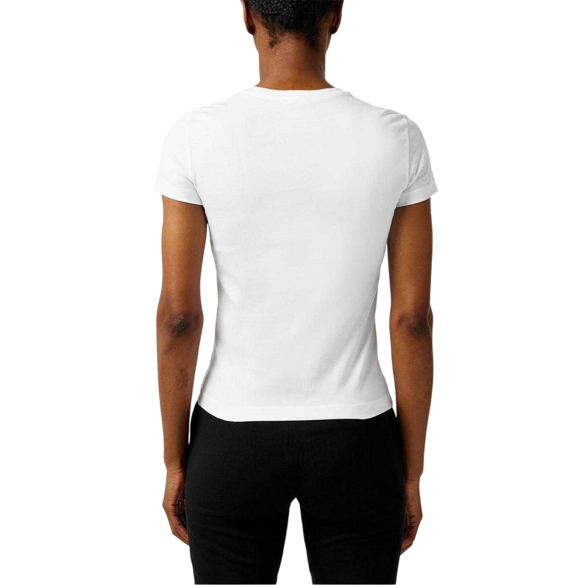 White - Back - Diesel Womens-Ladies Diegor Div Cotton Jersey T-Shirt