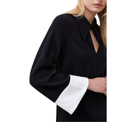 Blackout - Back - French Connection Womens-Ladies Whisper Long-Sleeved Mini Dress