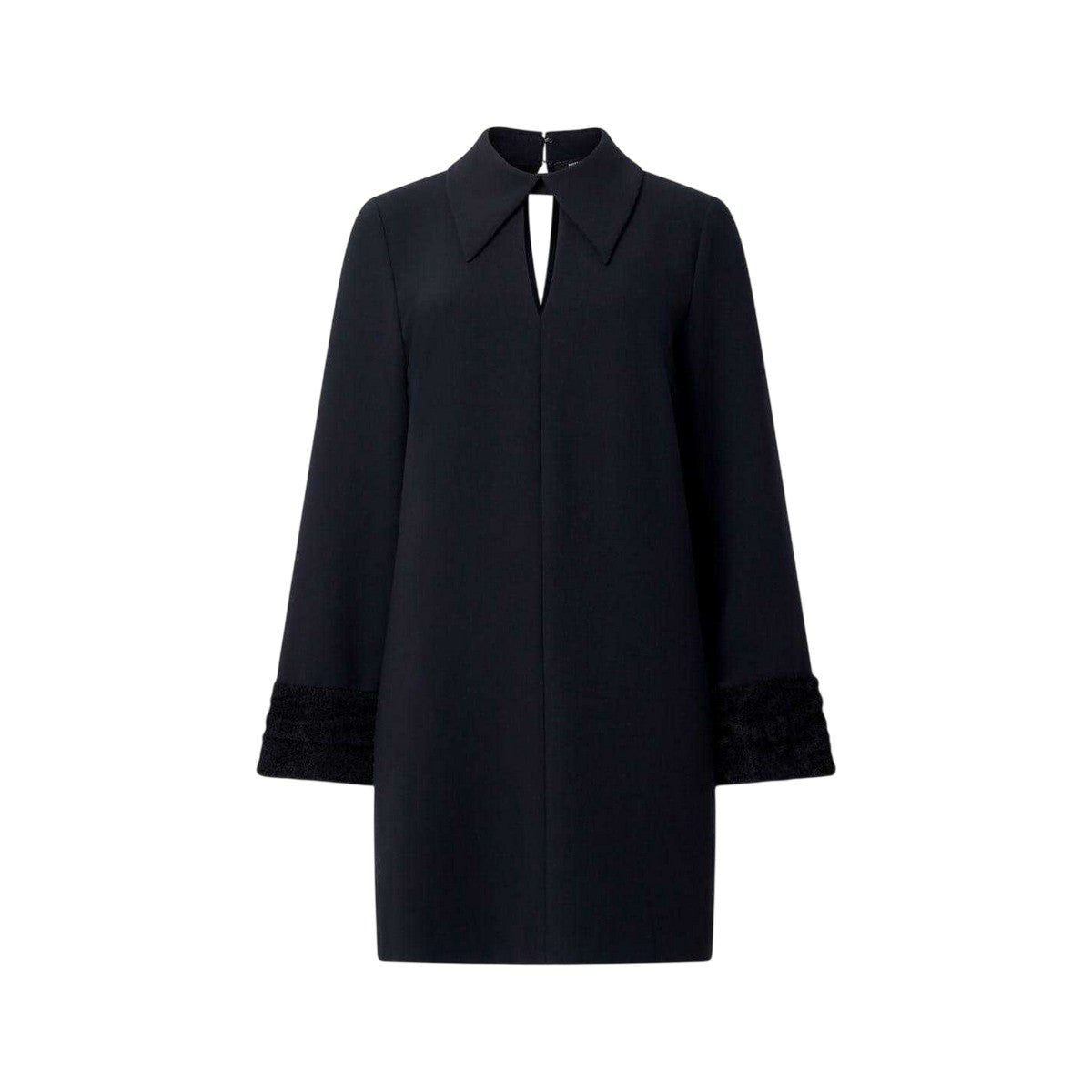 Blackout - Front - French Connection Womens-Ladies Whisper Long-Sleeved Mini Dress