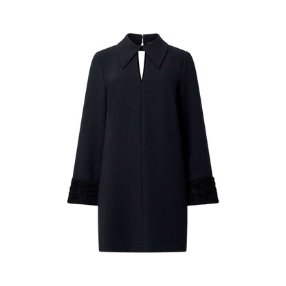 Blackout - Front - French Connection Womens-Ladies Whisper Long-Sleeved Mini Dress