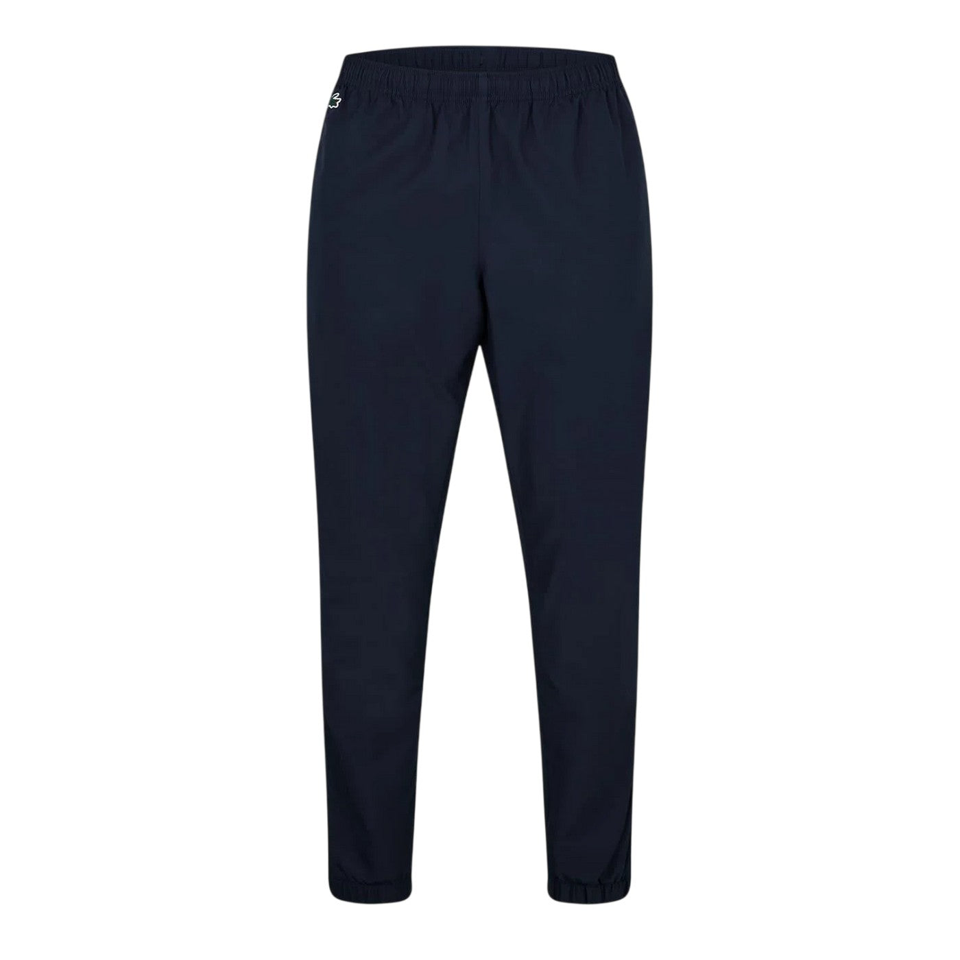 Navy Blue-White - Front - Lacoste Mens Slim Joggers