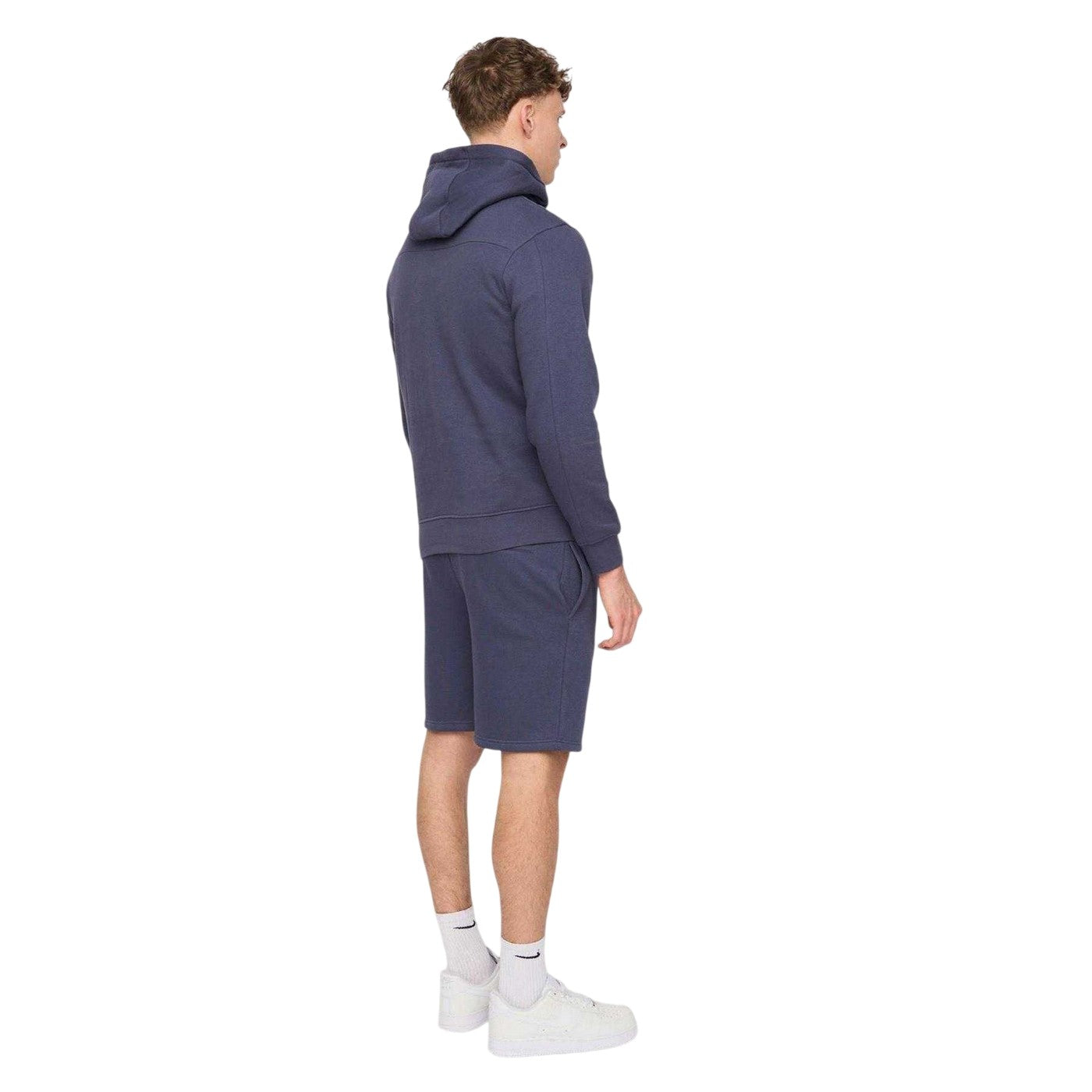 Navy - Back - Duck and Cover Mens Randolph Hoodie