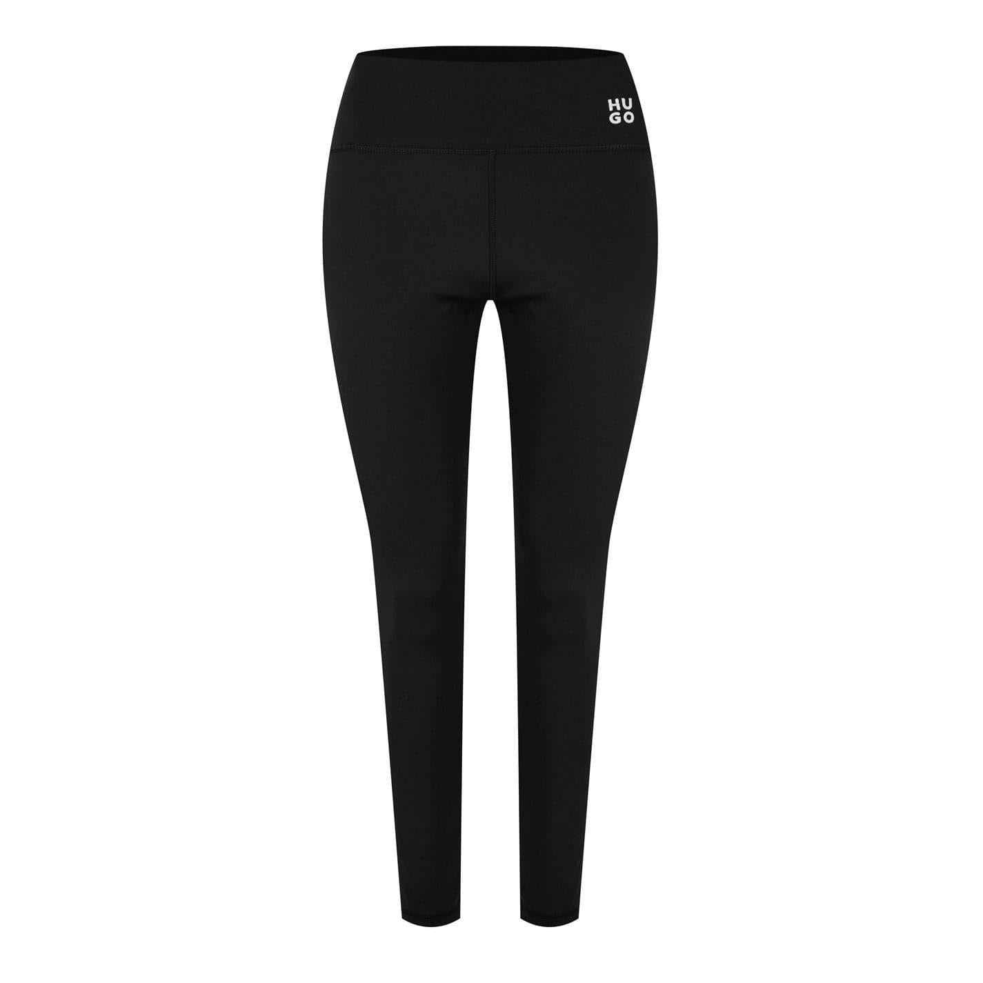 Black - Front - Hugo Womens-Ladies Noparda Leggings