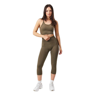 Ash - Lifestyle - USA Womens-Ladies Pro Cropped 3-4 Leggings