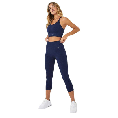 Navy - Lifestyle - USA Womens-Ladies Pro Cropped 3-4 Leggings