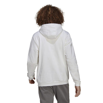 White-Black - Back - Adidas Mens ENT22 Relaxed Fit Long-Sleeved Hoodie