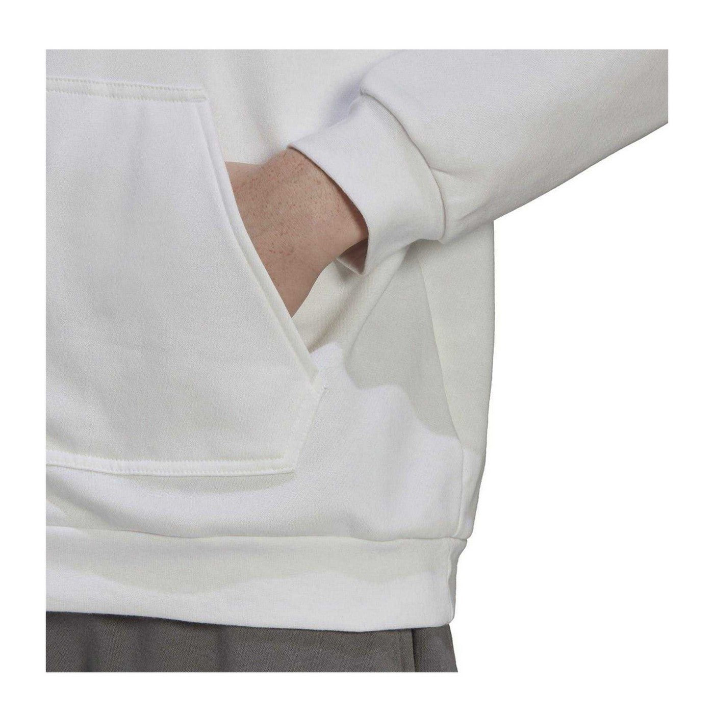 White-Black - Lifestyle - Adidas Mens ENT22 Relaxed Fit Long-Sleeved Hoodie