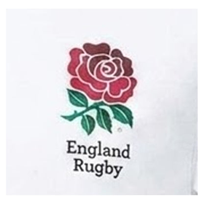 White - Side - England Rugby Mens Polyester T-Shirt
