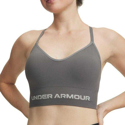 Green-Titan - Back - Under Armour Womens-Ladies Vanish Sports Bra