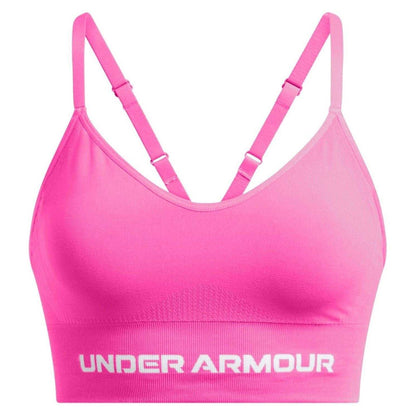 Pink - Front - Under Armour Womens-Ladies Vanish Sports Bra