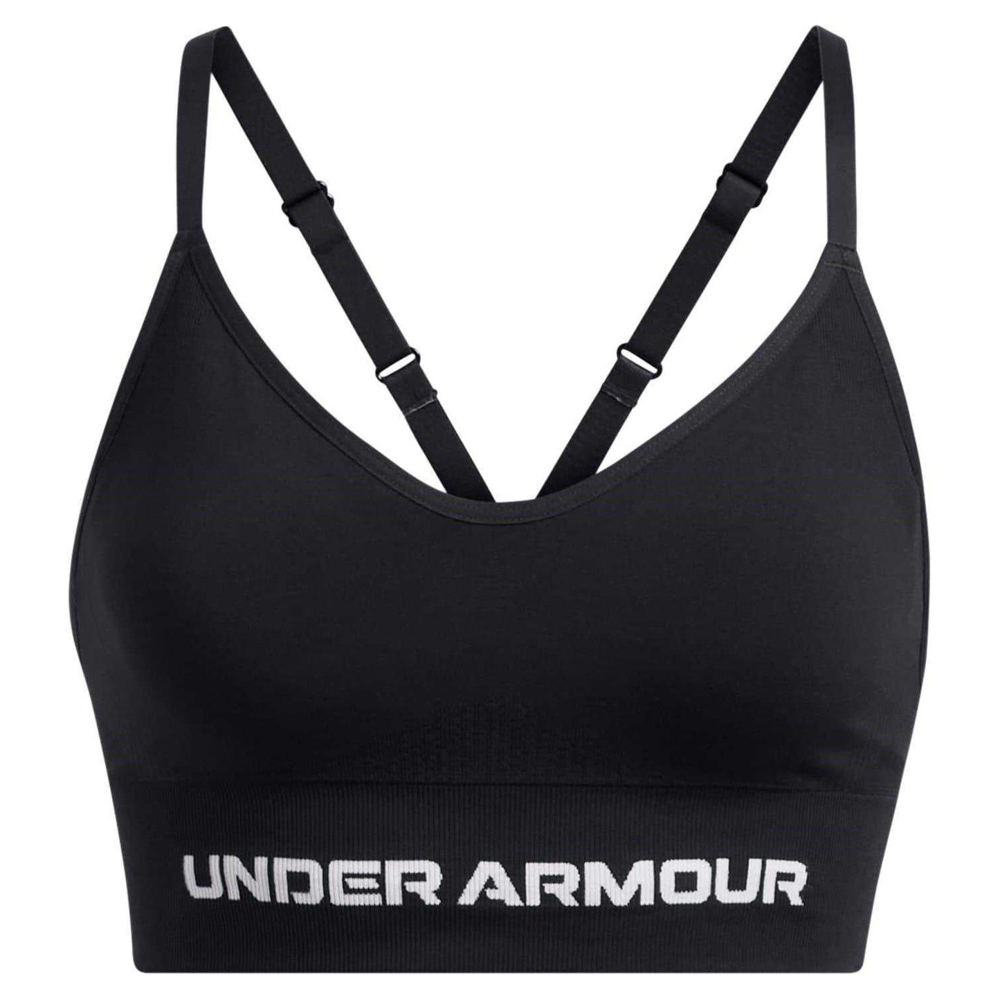 Black - Front - Under Armour Womens-Ladies Vanish Sports Bra