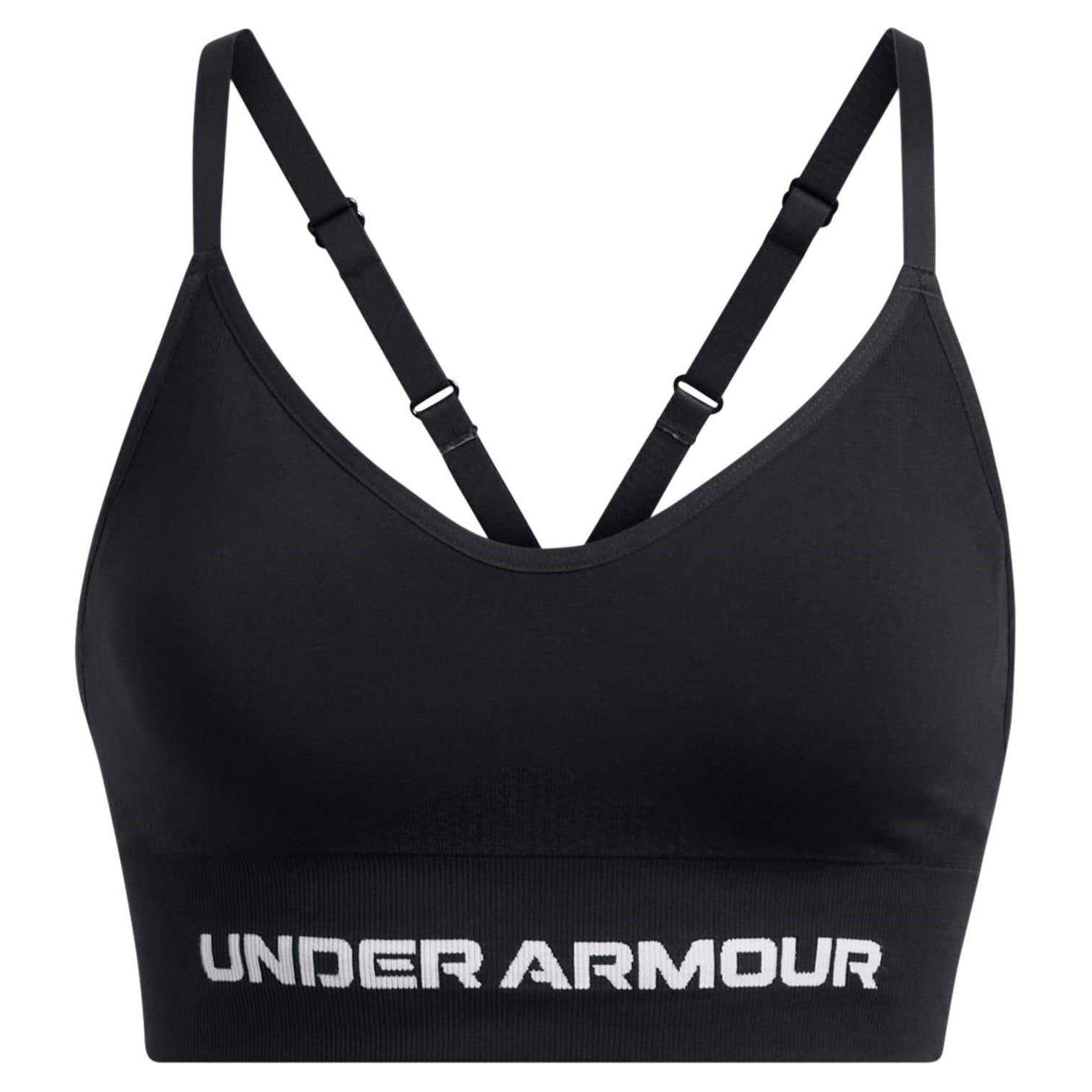 Black - Front - Under Armour Womens-Ladies Vanish Sports Bra