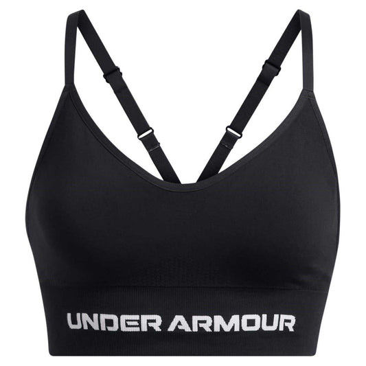 Black - Front - Under Armour Womens-Ladies Vanish Sports Bra