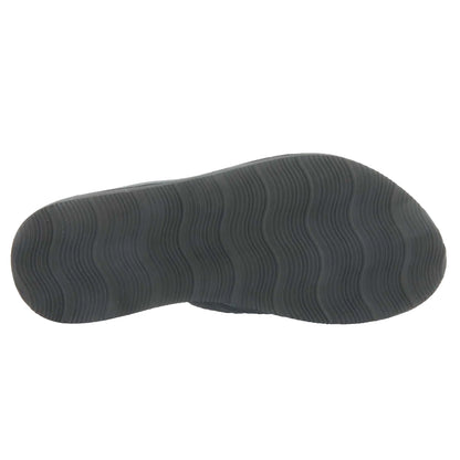 Black - Side - Rocket Dog Womens-Ladies Tizzy Platform Flip Flops