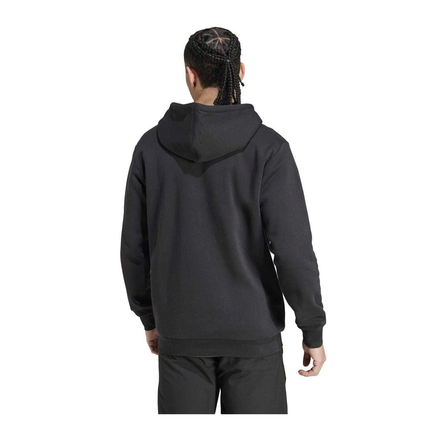 Black - Back - Adidas Mens Terrex Multi Large Logo Cotton Blend Hoodie