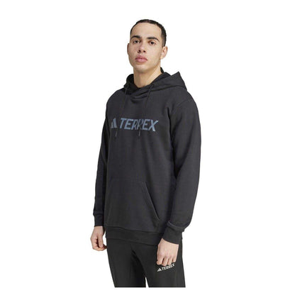 Black - Lifestyle - Adidas Mens Terrex Multi Large Logo Cotton Blend Hoodie