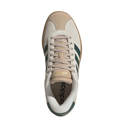 Beige-Green - Pack Shot - Adidas Womens-Ladies Court Bold Leather Trainers