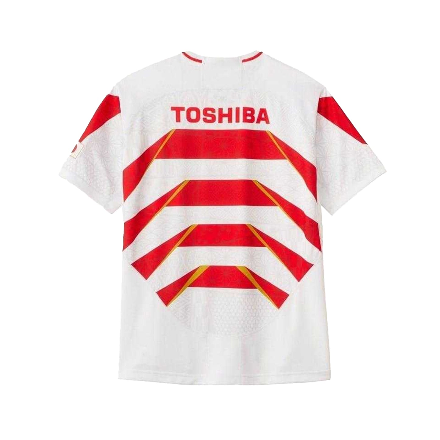Red-White - Back - Canterbury Childrens-Kids 2024 Rugby Home Shirt