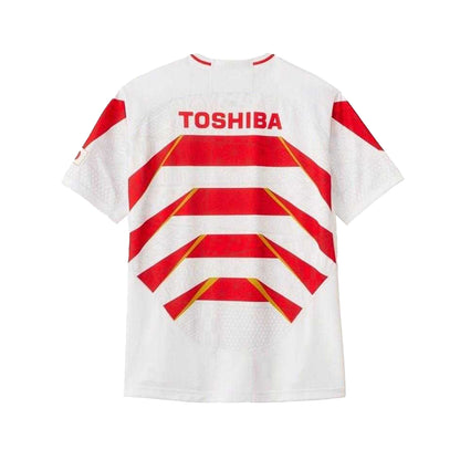Red-White - Back - Canterbury Childrens-Kids 2024 Rugby Home Shirt