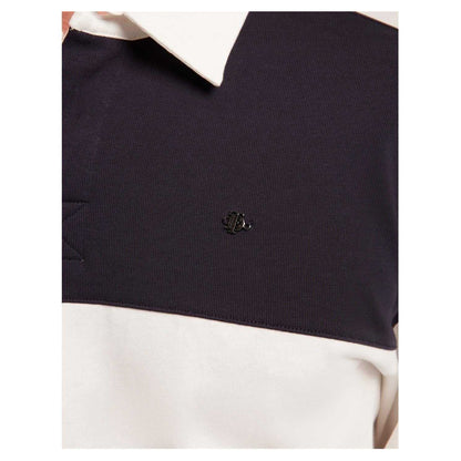 Navy - Side - Ted Baker Mens Cotton Jersey Polo Shirt
