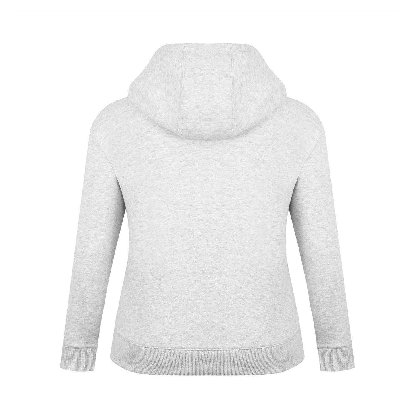 Ice Marl - Back - Signature Womens-Ladies Full Zip Hoodie