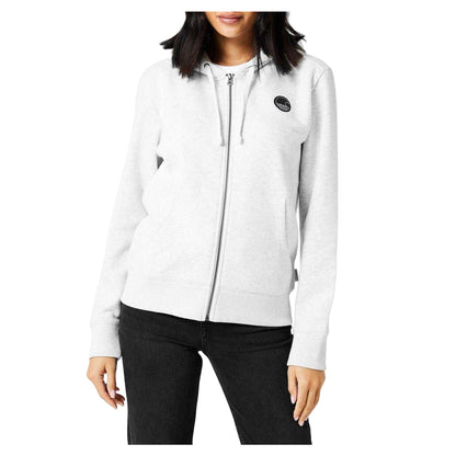 Ice Marl - Side - Signature Womens-Ladies Full Zip Hoodie