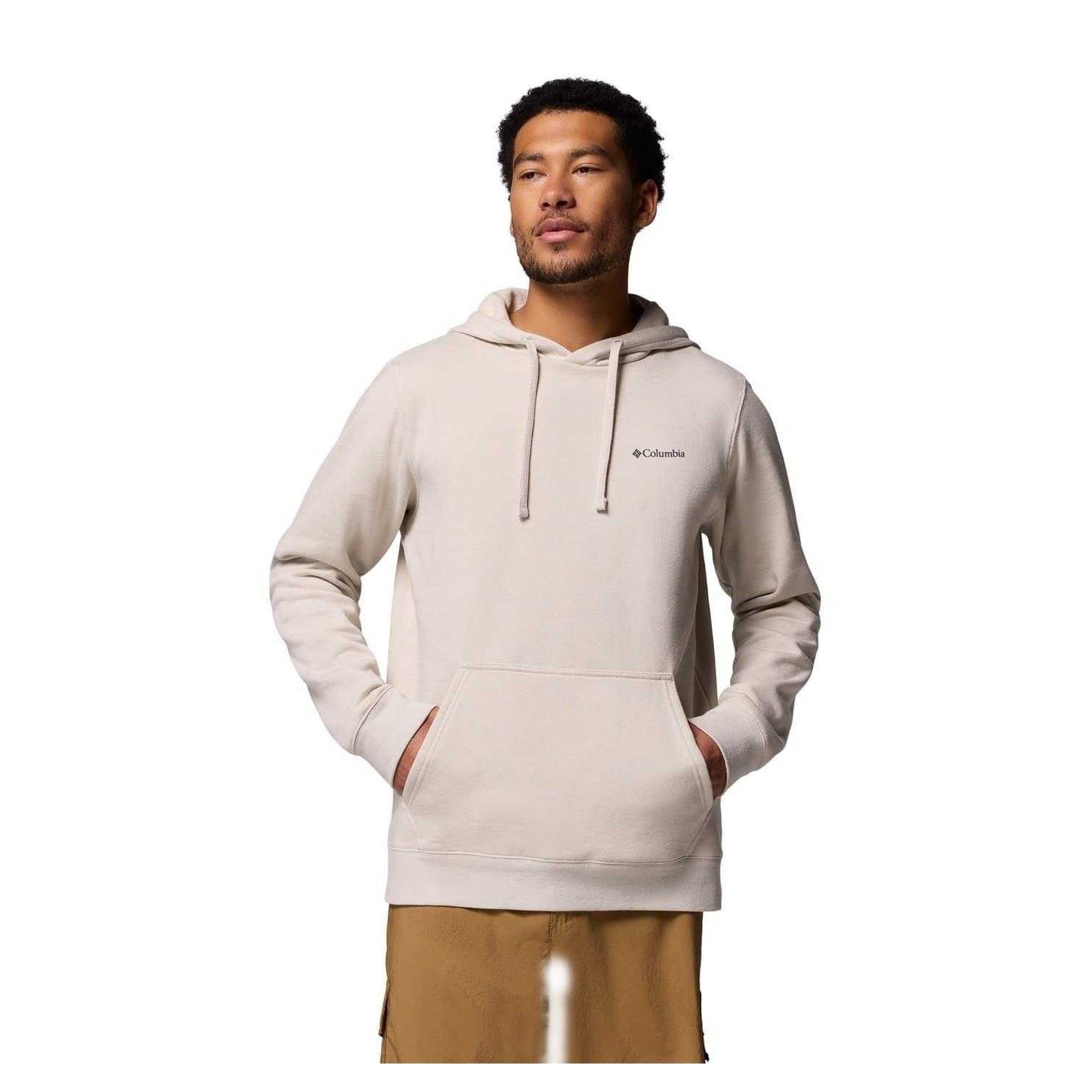 Dark Stone - Front - Columbia Mens Trek Graphic Print Pullover Hoodie