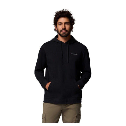 Black - Front - Columbia Mens Trek Graphic Print Pullover Hoodie
