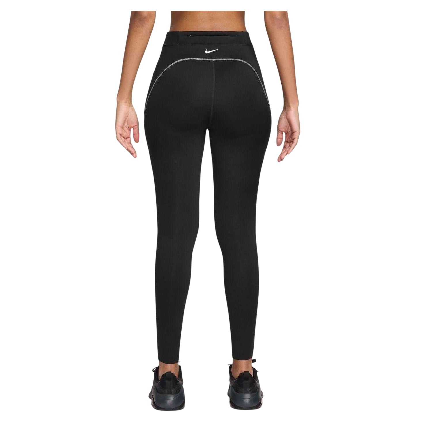 Black - Back - Nike Womens-Ladies Swift Performance Comfort Leggings