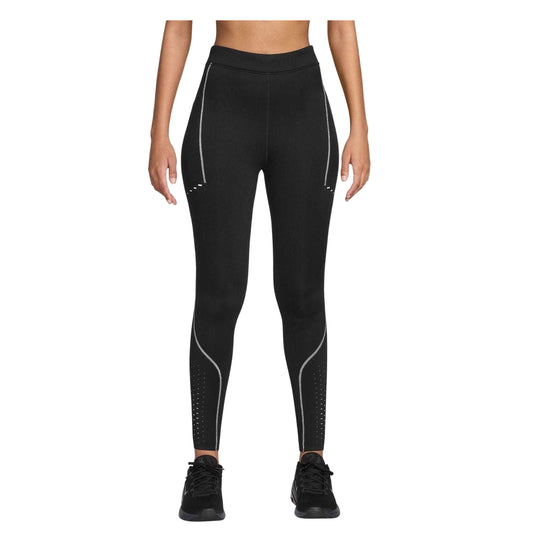 Black - Front - Nike Womens-Ladies Swift Performance Comfort Leggings