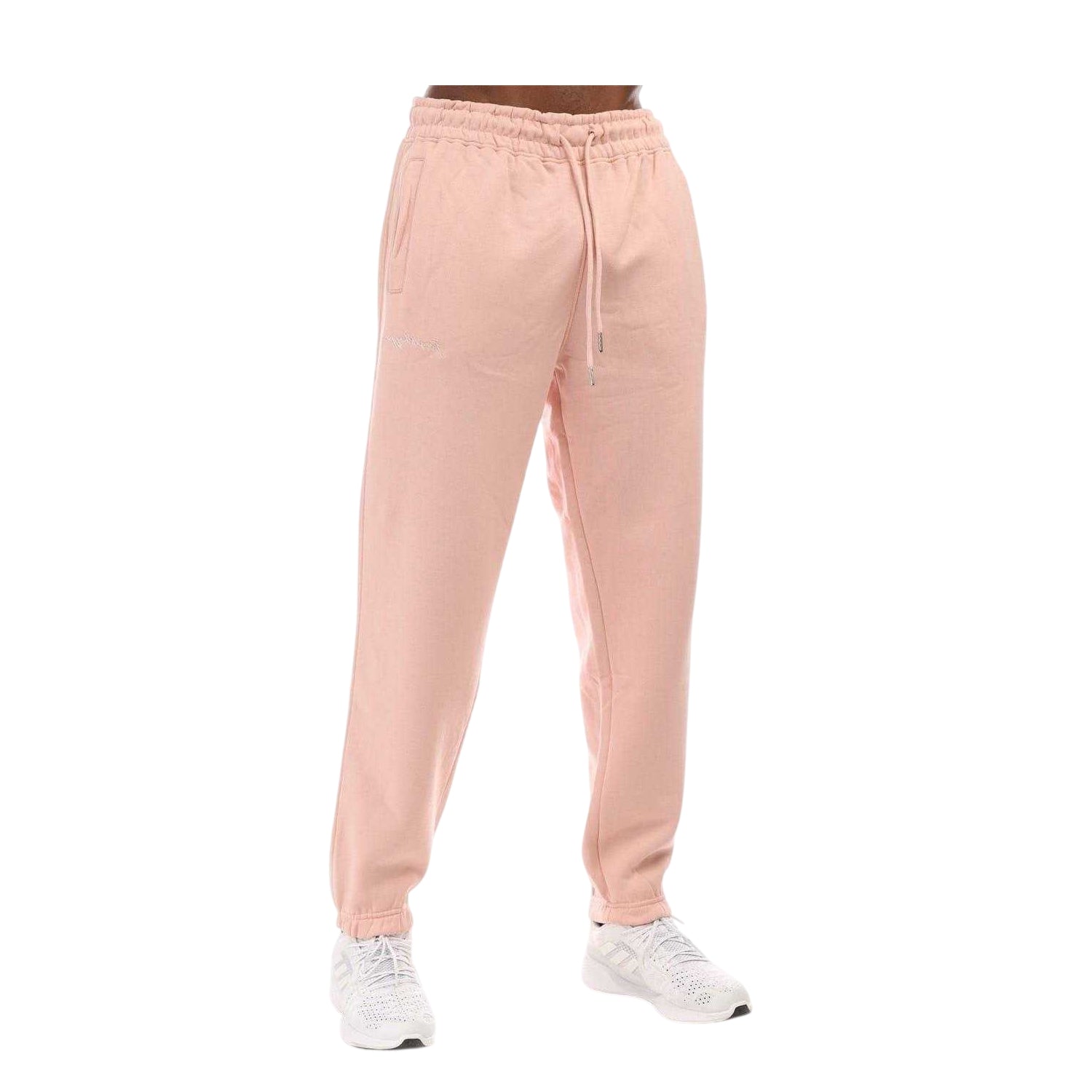 Pink - Back - Hype Mens Straight Leg Oversized Joggers