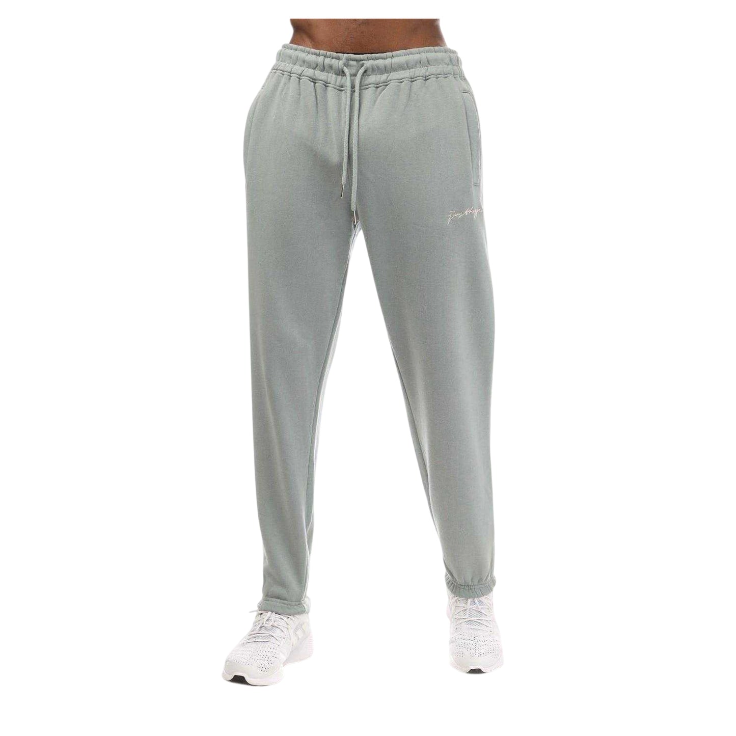 Moss - Front - Hype Mens Straight Leg Oversized Joggers