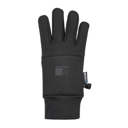 Black - Back - Karrimor Unisex Adult Glacier Logo Gloves