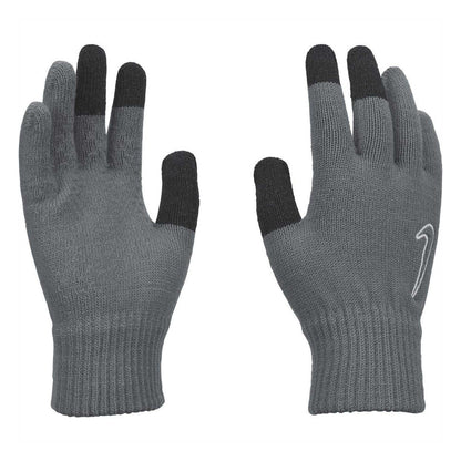 Grey-Black - Front - Nike Unisex Adult Tech and Grip Touch Screen Knitted Gloves