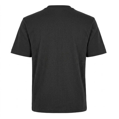 Black - Back - Hugo Mens Ribbed T-Shirt