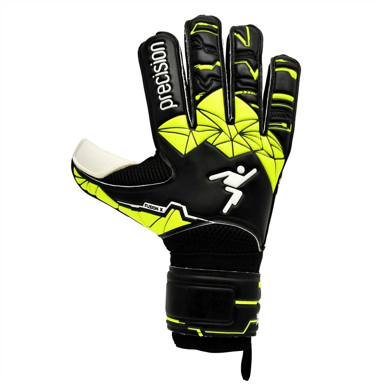 Black-Sun - Back - Precision Childrens-Kids Fusion X Goalkeeper Gloves
