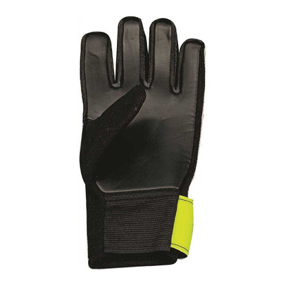 Yellow-Black - Side - Sondico Childrens-Kids Goalkeeper Gloves