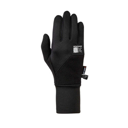 Black - Back - Karrimor Running Thermal Gloves