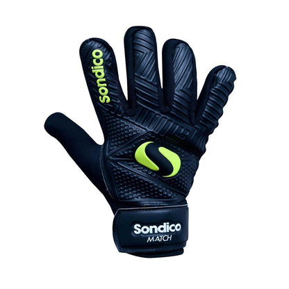 Black-Sun - Back - Sondico Unisex Adult Match Goalkeeper Gloves