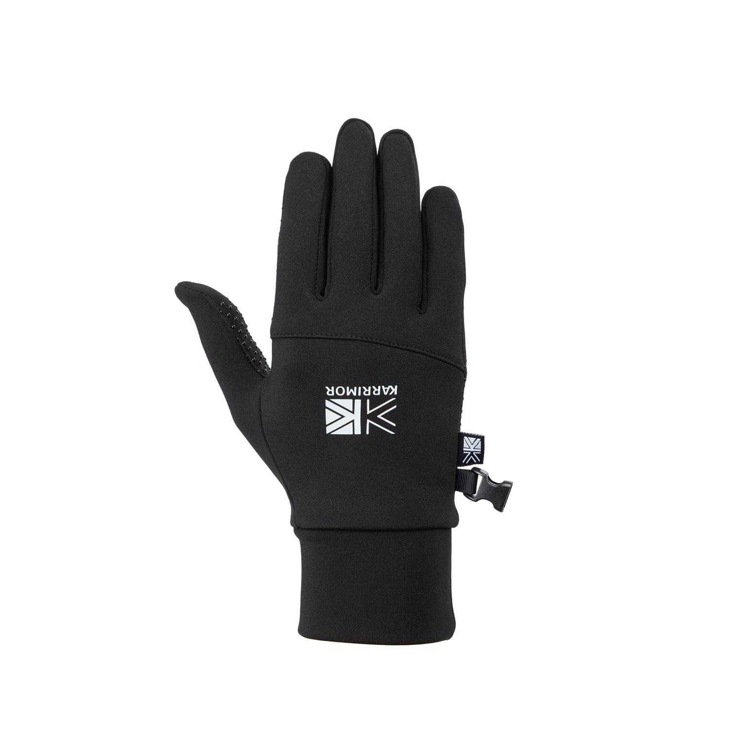 Black - Back - Karrimor Snug Fit Thermal Gloves