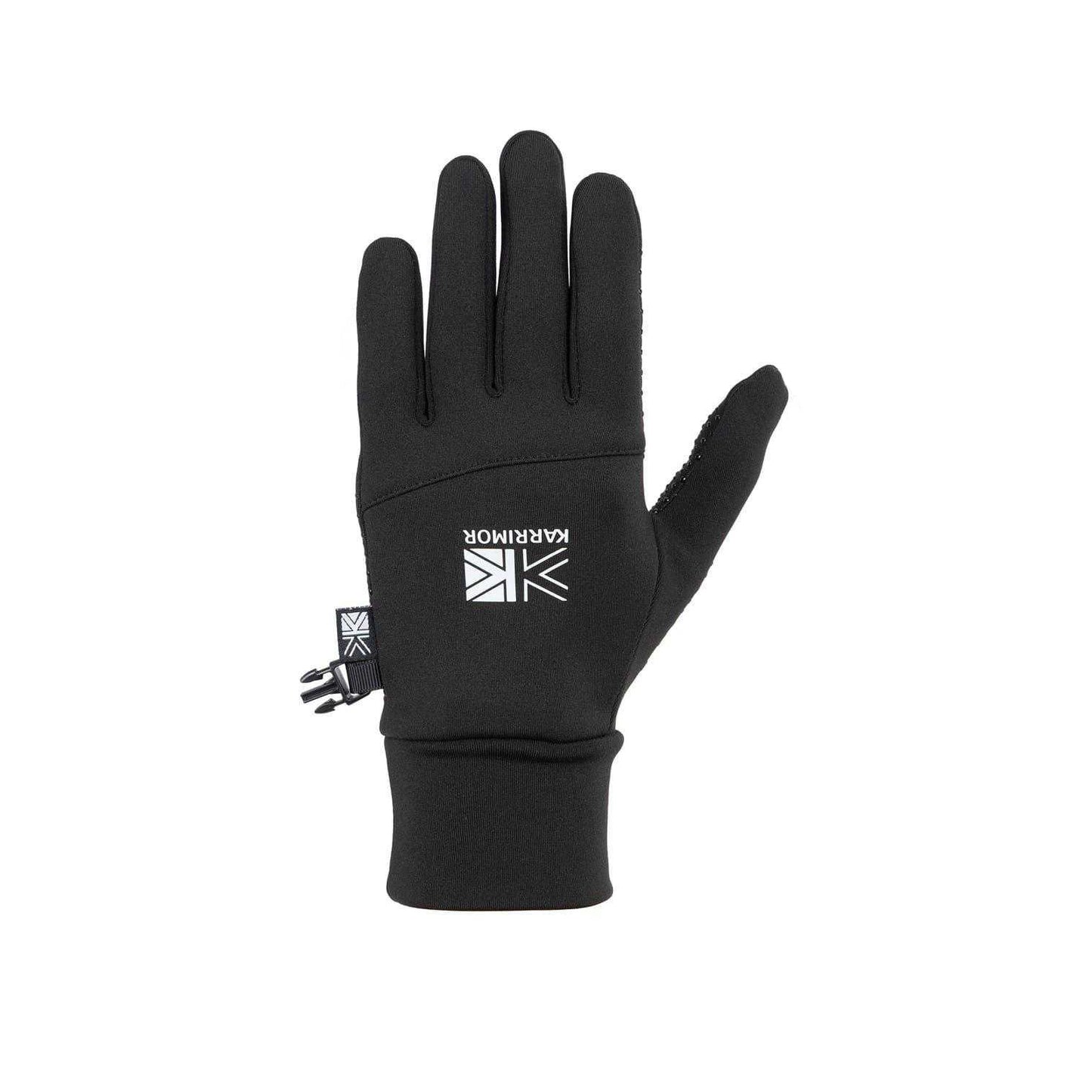 Black - Side - Karrimor Snug Fit Thermal Gloves