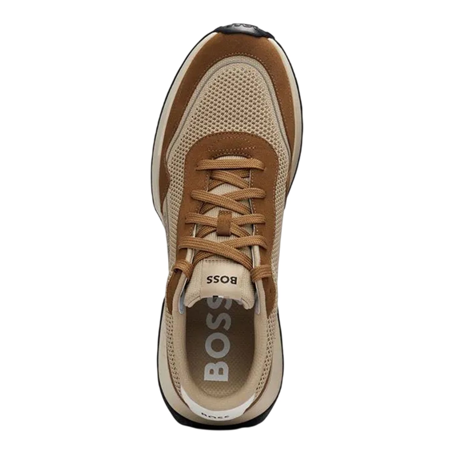 Brown - Lifestyle - Boss Mens Jonah Suede Trainers