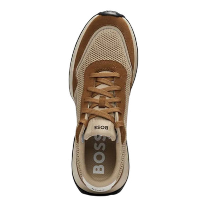 Brown - Lifestyle - Boss Mens Jonah Suede Trainers